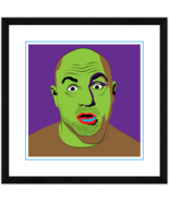 Pop Art Joe Rogan X Andy Warhol Signed, Numbered Print 12&quot;x12&quot; #222 by A... - £45.20 GBP