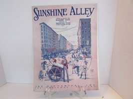 SUNSHINE ALLEY 1922 SHEET MUSIC WOHLMAN ART STREET ORGAN MONKEY NYC TENE... - $73.13 MXN