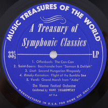 Vienna Festival Orchestra – A Treasury Of Symphonic Classics 1957 Vinyl LP MT 9 - £5.05 GBP