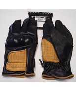 TORC Melrose Armor Reinforced Soft Leather Motorcycle Gloves - £19.61 GBP