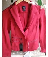 AX Armani Exchange Jacket Women XS Red Jacket With Zippers - €40,40 EUR