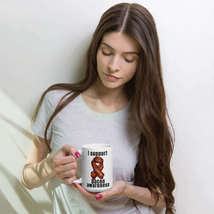 I support bacon awareness - White glossy mug - $17.99+