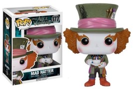 Disney Alice In Wonderland Live Action Movie Mad Hatter Vinyl POP #177 FUNKO NIB - £13.18 GBP