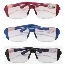 Gafas Lectura Sin Montura Antiazules Hombres Borde Diamante Presbicia El... - $26.98