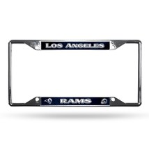 Los Angeles Rams License Plate Frame Chrome EZ View New - $49.49
