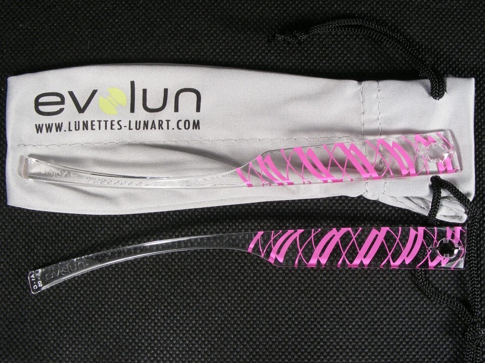 Temple Arm Leg Replacement Parts Evolun France A1-C L-05 Fuchsia/Crystal-
sho... Item image 2