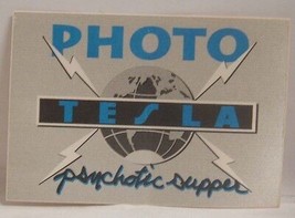 TESLA - VINTAGE ORIGINAL CONCERT TOUR CLOTH BACKSTAGE PASS - $10.00
