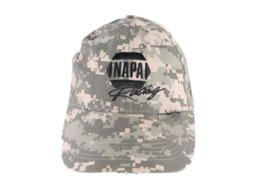 Vintage Nascar NAPA Racing Martin Truex Jr Digi Camouflage Spell Out Hat Cap - £18.53 GBP