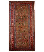 Alfombra antiguo Oriental hecho a mano 122cm x 231cm 1880s - 1B415 - $9,447.06 CAD