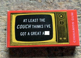 4 X Blue Q Gum Pieces Two Packs At Least the COUCH thinks I&#39;ve got a Gre... - £7.09 GBP