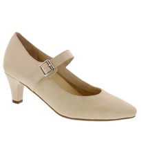 Ros Hommerson kiki dress heels - medium width in Nude Lizard - size 8.5 - $61.38