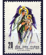 ZAYIX Brazil 1187 MNH NG AS Issued Mother&#39;s Day Madonna &amp; Child 062723S142M - $1.50