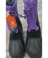 Sporto Womans 5 Frost G Snowshoe Waterproof Rubber Duck Boots Suede Blac... - $21.43 CAD