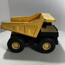 Tonka 4000 Large Dump Truck Yellow Pressed Metal Plastic 2009 C-239A Hasbro - £15.45 GBP