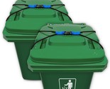 Trash Can Lock 2Pcs, Lid Lock For 30-50 Gal Outdoor Garbage Cans, Heavy ... - $47.99