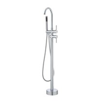 Freestanding Bathtub Faucet Floor Mount Two Water Modes 360° for Bathing - £59.27 GBP