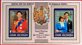 ZAYIX 1981 Cook Islands 660a MNH Royal Wedding semi-postal Disabled 072222S01M - £1.57 GBP