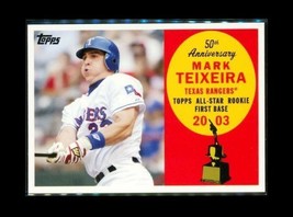 2008 Topps 50TH Anniv ALL-STAR Rookie Baseball Card AR18 Mark Teixeira Rangers - £3.93 GBP