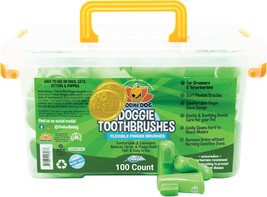 Finger Toothbrush For Dogs &amp; Cats | Puppy Toothbrush With Soft &amp; Flexibl... - £28.40 GBP