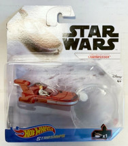 New Mattel Hot Wheels Starships Star Wars Luke Skywalker&#39;s Landspeeder Die-Cast - £13.41 GBP