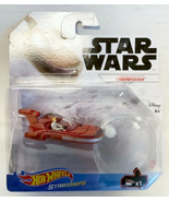 NEW Mattel Hot Wheels Starships Star Wars LUKE SKYWALKER&#39;S LANDSPEEDER D... - £13.21 GBP