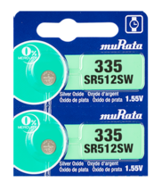 Murata 335 (SR512SW) Silver Oxide Watch Battery (2 Count) - Replaces Son... - $6.19