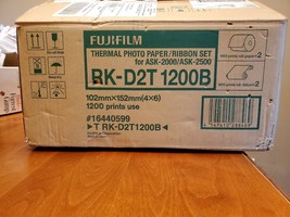 Fujifilm RK-D2T 1200B Thermal Photo Paper ASK2000 New NO RIBBON Paper ONLY - $58.29