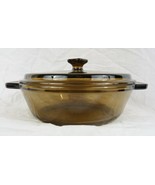 Anchor Hocking Vintage Casserole Dish With Lid 8.25&quot; Dia. Oven Microwave... - £18.90 GBP