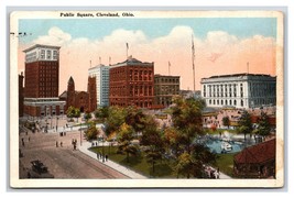 Public Square Cleveland  Ohio OH WB Postcard H22 - £2.33 GBP