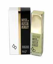 New Alyssa Ashley Musk Eau De Toilette Spray,Silver 1.7 Ounce - £15.66 GBP