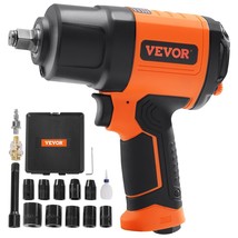 VEVOR Air Impact Wrench 1/2&quot; Square Drive 1400ft-lb Nut-busting Torque 9... - $102.59