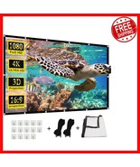 High Reflectivity 150&quot; Projector Screen: Elevate Your Home Theater Exper... - $807.46 MXN