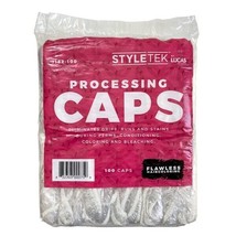 StyleTek Processing Caps, 100 Pack-Clear - £9.59 GBP