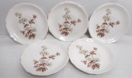 Vintage Southern Orchid Floral Transferware Tea/Coffee Cup Saucers Lot o... - £27.17 GBP