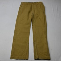 Gap 34x30 Khaki Loose Boot Fit Cotton Mens Chino Pants - $32.75