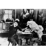 The Gold Rush Charles Chaplin eats bone with dog Black Larsen 24x36 inch... - $40.99 CAD