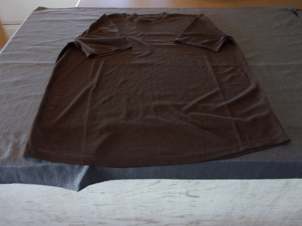NEW DARK BROWN GREAT UK BRITAIN ARMY MILITARY SHIRT VENTED MOISTURE WICKING XL Item image 13