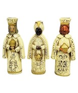 Vtg HF Co Japan Three Wise Men Ceramic Candle Holders Figurines Nativity... - €24,76 EUR