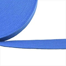 Fujiyuan 6 Yards 25mm 1&quot; Cotton Webbing Ribbon Woven Roll Buckles Strap ... - £5.13 GBP