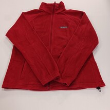 Columbia WL6439 Women's Red Benton Springs Full Zip Fleece Jacket Size Large image 10