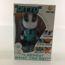 Ditto The Babble Bot LED Eye Flex Joints Die Cast Metal Robot Toy Action... - £15.55 GBP