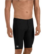 Speedo Men&#39;s Swimsuit Jammer Endurance+ Solid USA Adult Black Size 32 - £21.81 GBP