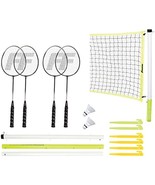 Franklin Sports Badminton Set - Portable Backyard + Beach Badminton Set ... - €77,75 EUR