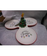 Evergreen &quot;Ceramic Serving Tray with LED Christmas Tree&quot;  NEW OTHER - $889.35 MXN