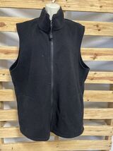 Vintage Chuck Roast Black Fleece Vest Men's Size XXL Winter Outdoors KG JD - $21.78