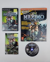 Maximo: Ghosts to Glory PS2 Complete w/ Strategy Guide &amp; Giant Poster All Minty! - £56.04 GBP