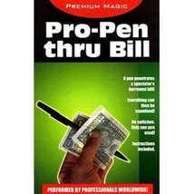 Pro Pen Through Bill by Premium Magic - Trick - $17.77