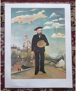 Henri Rousseau - Self Portrait - Original Laminated Art Print - $79.70 CAD