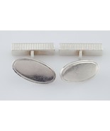 Bernhard Hertz Sterling Silver Cufflinks Made in Denmark Modernist Great - $3,904.03 MXN