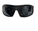 BK America Womens Black Mirrored Lens Wrap Sport Jogging Plastic sunglasses - $9.89
